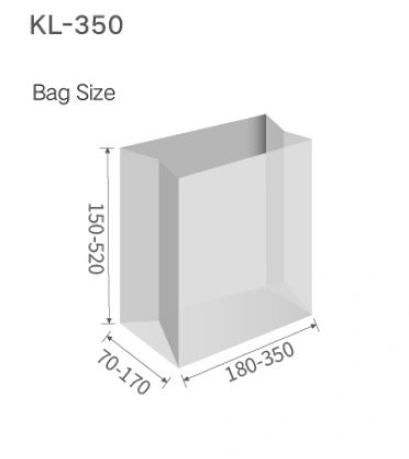 KL-350 Bag Size