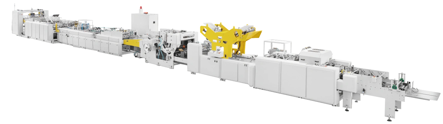 Top and Bottom Card Pasting, Top Folding and Hole Punching